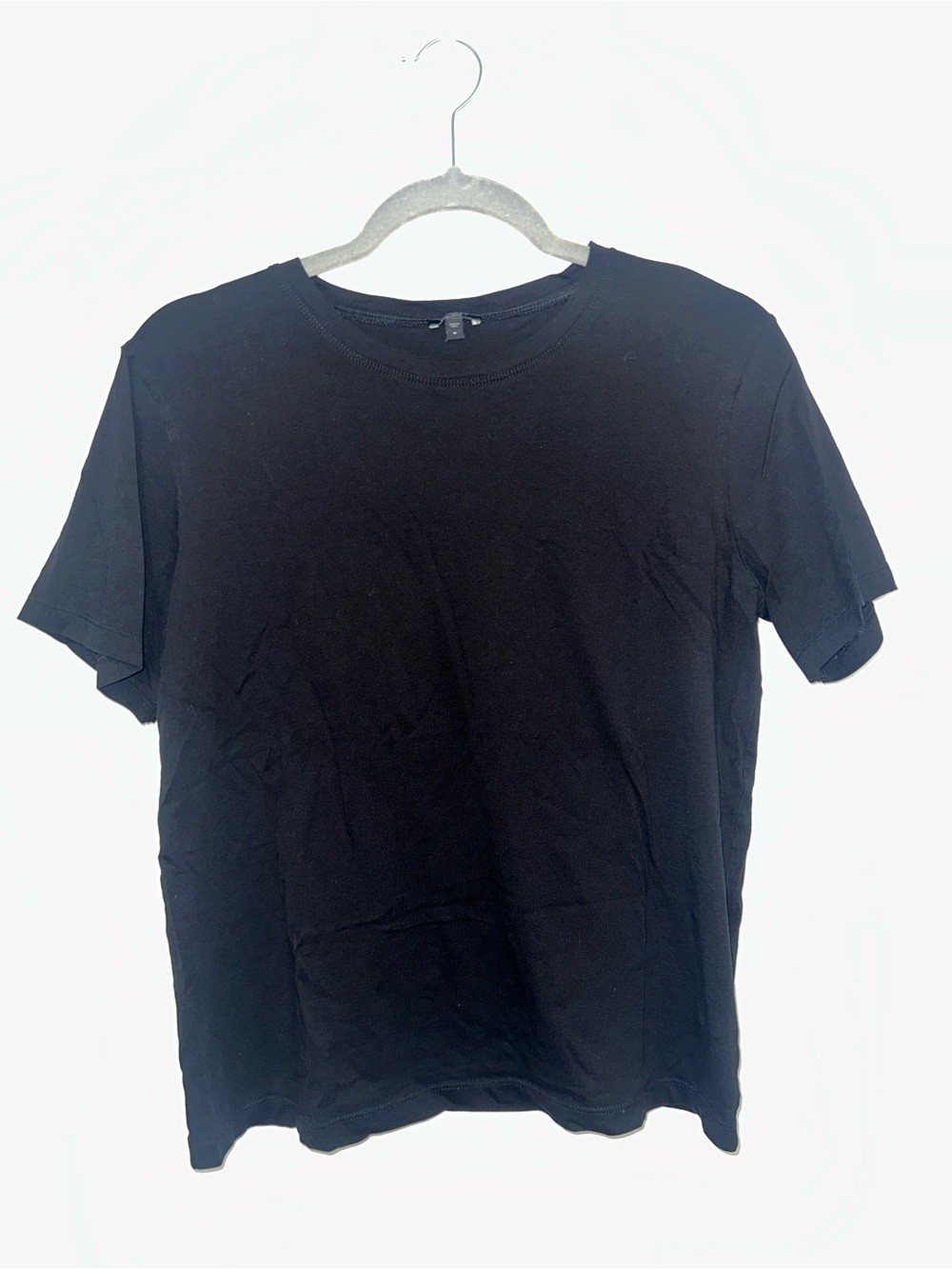 Express Black Short Sleeve Crewneck T-Shirt